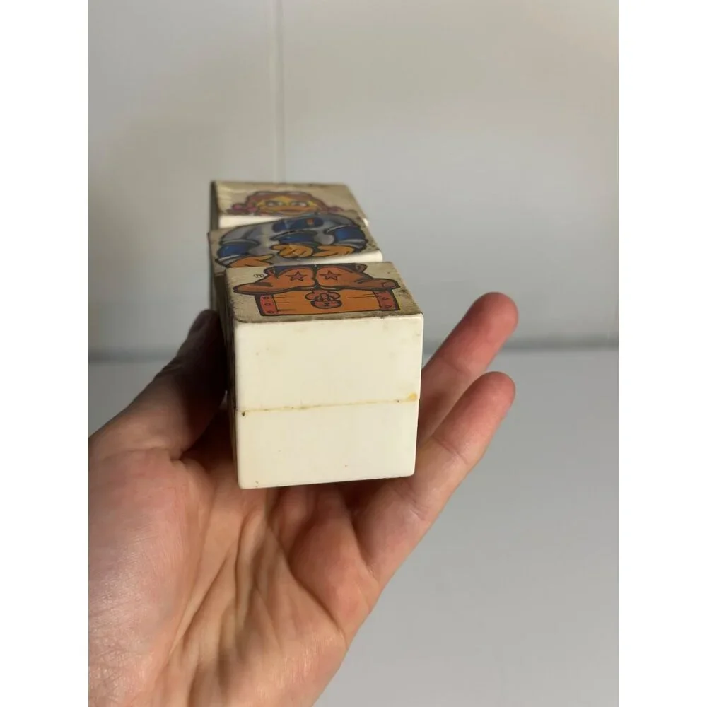 Vintage 1988 McDonald’s Grimace Puzzle‎ Cube – Happy Meal “Under 3” Toy 4.25